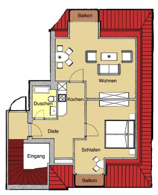 Ferienwohnanlage Duenenhaus Apartment โฮวัคท์ ภายนอก รูปภาพ