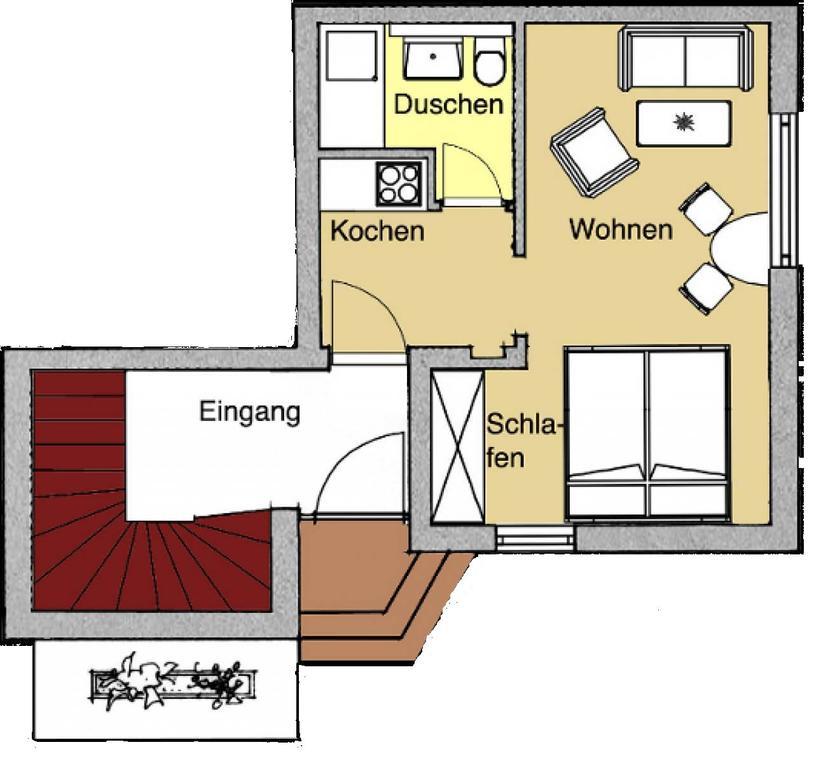 Ferienwohnanlage Duenenhaus Apartment โฮวัคท์ ภายนอก รูปภาพ